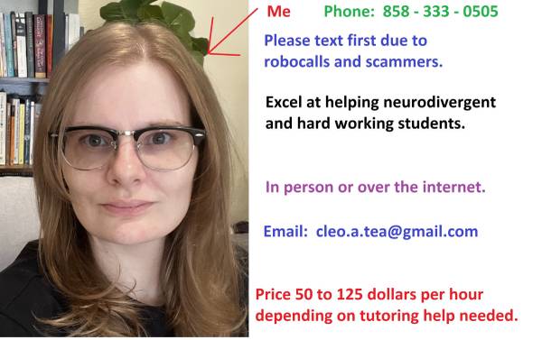 "" IN HOME TUTORING English / History / Test Prep "" 1