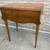 English Yew Pembroke Hepplewhite Side Table with Ebony Inlay, Beauty! 9 thumbnail