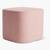 Ottoman (Pouf), Softline Softsquare, Light Pink 1 thumbnail