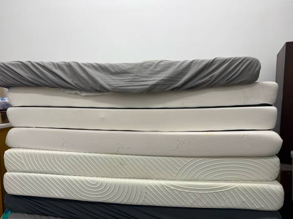 Twin size foam mattress bed 1