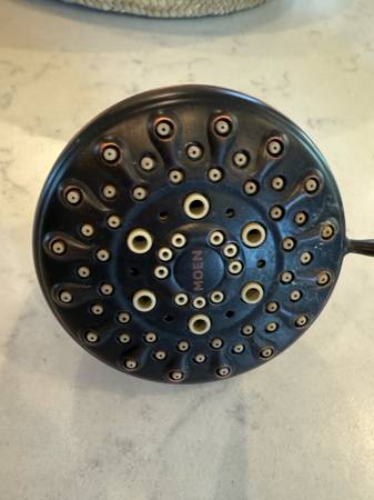 MOEN showerhead antique bronze metal 1