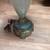 Beautiful vintage tall antique hand blown glass table floor lamp 1950s 3 thumbnail