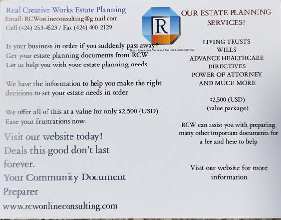 Living Trust - Revocable - Estate Planning 1