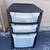3-Tier Clear Plastic Storage Organizer with Wheels 1 thumbnail