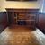 Antique Early 20th Century Console Wood Cabinet Originally Used at Post Office 7 thumbnail
