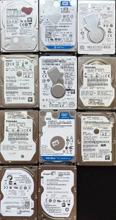 Laptop Hard Drives 2.5" SATA 1x 2.5" 1TB 5400 RPM Wester Digital WD10J 1