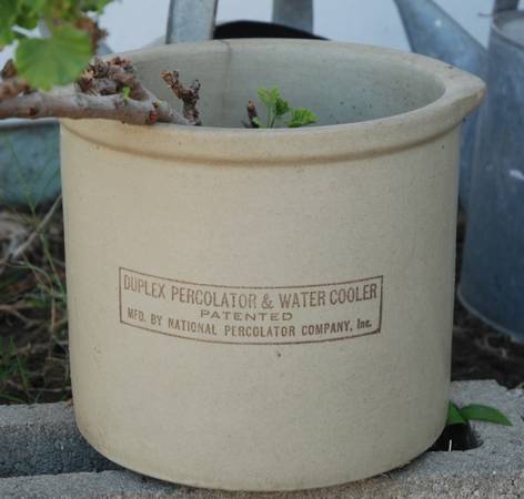 Rare Stoneware 'Duplex Water Percolator & Cooler' 1