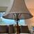 BEAUTIFUL  VINTAGE  BRASS  LAMP  WITH  GORGEOUS  INTRICATE  SHADE 4 thumbnail