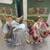 TWO 8" Vintage Paper Mache Angels w/original boxes Hand Painted 1 thumbnail