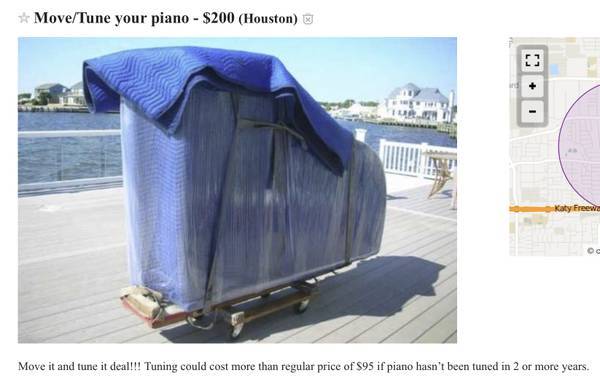 Piano move/tune (in one step) 1