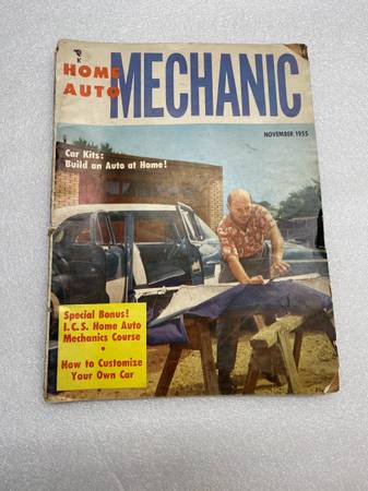 VINTAGE 1955 Home Auto Mechanic Magazine 1