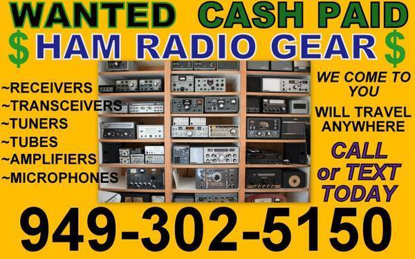 Wanted Buying RADIO TUBES, HAM RADIO & VINTAGE ELECTRONICS COMPONENTS 1