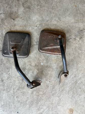Jeep CJ side view mirrors 1