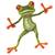 sticker Green Frog Car 3D Animal Wall Window Vinyl Decal Many Survivor 9 thumbnail