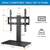 PERLESMITH Universal Swivel Table Top TV Stand - for 26-55 inch 8 thumbnail