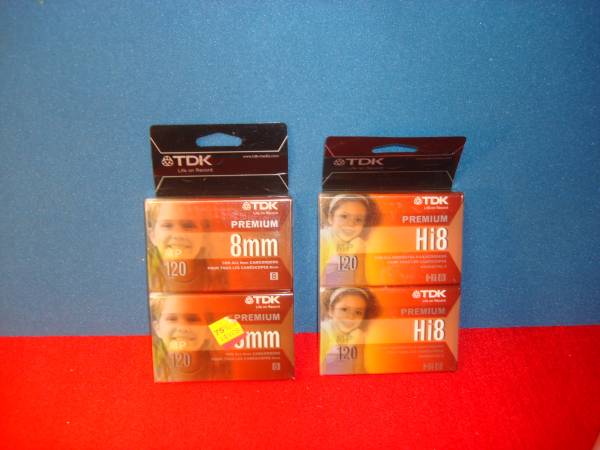 NEW TDK PREMIUM CAMCORDER TAPES 1
