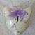 Child to Cherish Ceramic Piggy Bank for Girls Purple Flowers on pale Y 5 thumbnail