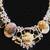Dendritic Agate, Topaz and Amethyst Bib Collar Necklace 2 thumbnail