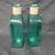 2 Large Green Glass Vases- 15 inch Tall - Made in Spain 5 thumbnail