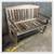 Outdoor Teak Wood Arm Benches, Pair 6 thumbnail