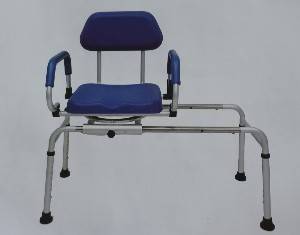 New Sliding Transfer Bench with Swivel Seat 1