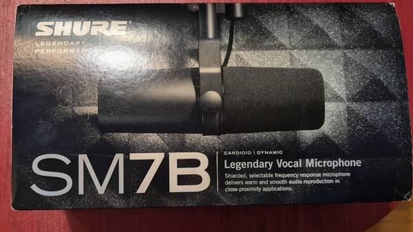 Shure SM7B new condition 1