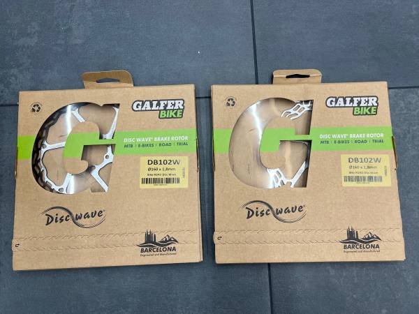 Galfer 2x 160mm disc rotors 1