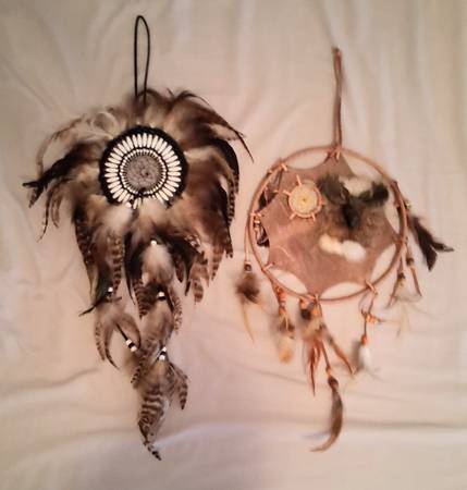 Two Indian Style Dream Catchers 1