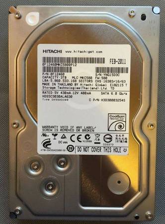 Hitachi 1TB SATA Desktop hard drive 1
