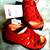 New Women's Very Comfortable Propet Red Suede Ghillie Walker Sandals 8 thumbnail