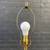 Mid-Century Modern Terracota & Brass Accent Table Lamp, c.1960’s 2 thumbnail