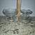 Set Of 2 Vintage Anchor Hocking Reversible Pebble Glass Pedestal Candl 1 thumbnail