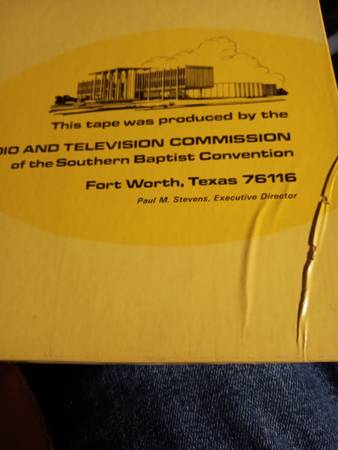 Cinta baptista de Houston 1968 super rara - $900 (Central IL)62918311538946121