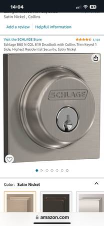 Schlage Dead Bolts 1
