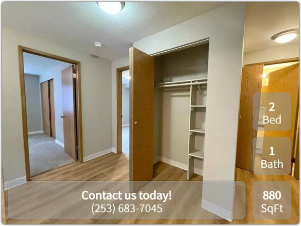 $1,599 / 2br - 880ft2 - Welcome to bliss: 2 BR & 1 BA that resonates with you. (Tacoma - South Tacoma)63934550018051120