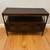 TV Console /Stand Wooden 2 Tier with 3 Wicker Front Drawers Bottom Row 3 thumbnail