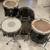 DW Performance Series HVX Maple drum set 3pc Black Mirra drums 4 thumbnail