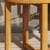 PAIR OF OUTDOOR WOOD SIDE TABLES ROUND -ALLNEW 3 thumbnail