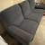 Ashley Sofa - Black Leather Recliner 2 thumbnail