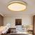 Modern Dimmable LED Ceiling Light with Remote – Wood Grain Design 1 thumbnail