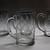 Set of 4 Vintage Crystal Beer Mugs 1 thumbnail