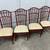 Set of 4 Wooden Dining Chairs 2 thumbnail