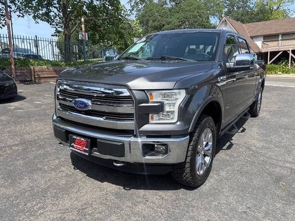 2016 Ford F150 F-150 Lariat SuperCrew*4X4*Cámara trasera*Elevación nivelada* - $23,999 (Supreme Auto Llame al 916-695-3086 fair oaks)63483036606851122