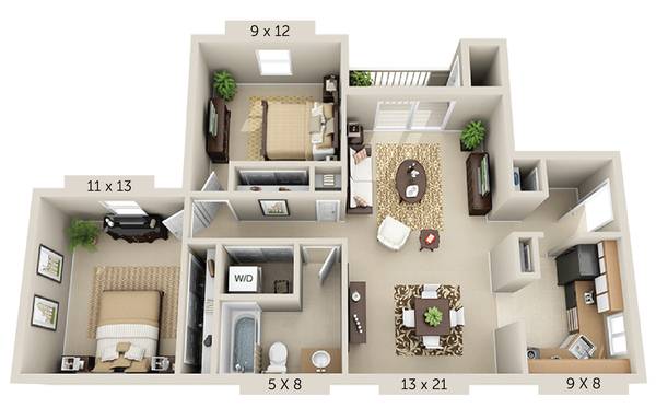 $1,302 / 2br - 841ft2 - Charming 2 Bedroom, 1 Bath – Pet Friendly!63924425452675120