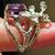 Purple Amethyst and Emerald Ring in Silver Flower 3 thumbnail