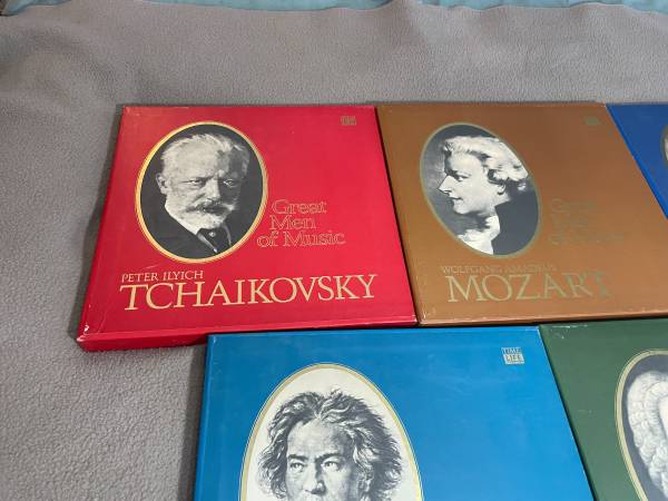5-Great Men Of Music Album Sets-Beethoven, Mozart, Etc. - $25 (Columbia, MO)63471024779649121