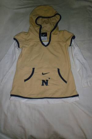 Toddler Beige Chamption Hooded "N" Long Sleeve Top, Size 24 mos 1
