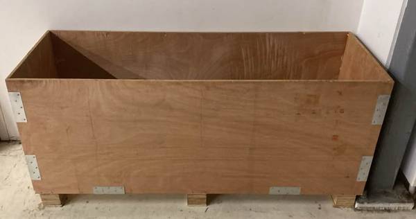 🔨 Custom Heavy-Duty Wood Storage Bins / Crates – Large (62”) 1