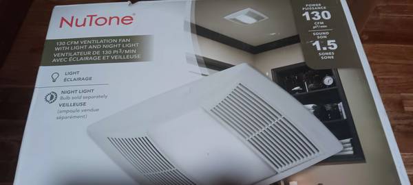 Exhaust/ventilation fan with light/night light 1