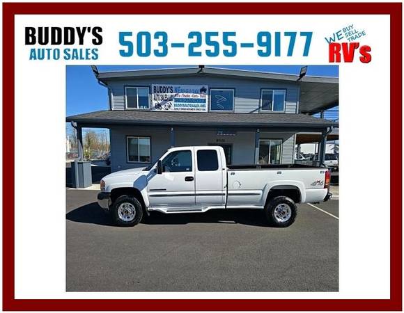 2002 GMC Sierra 2500HD 4wd hd SLE extended cab long bed low miles sle - $17,950 (Buddys RVs)63482647446017121